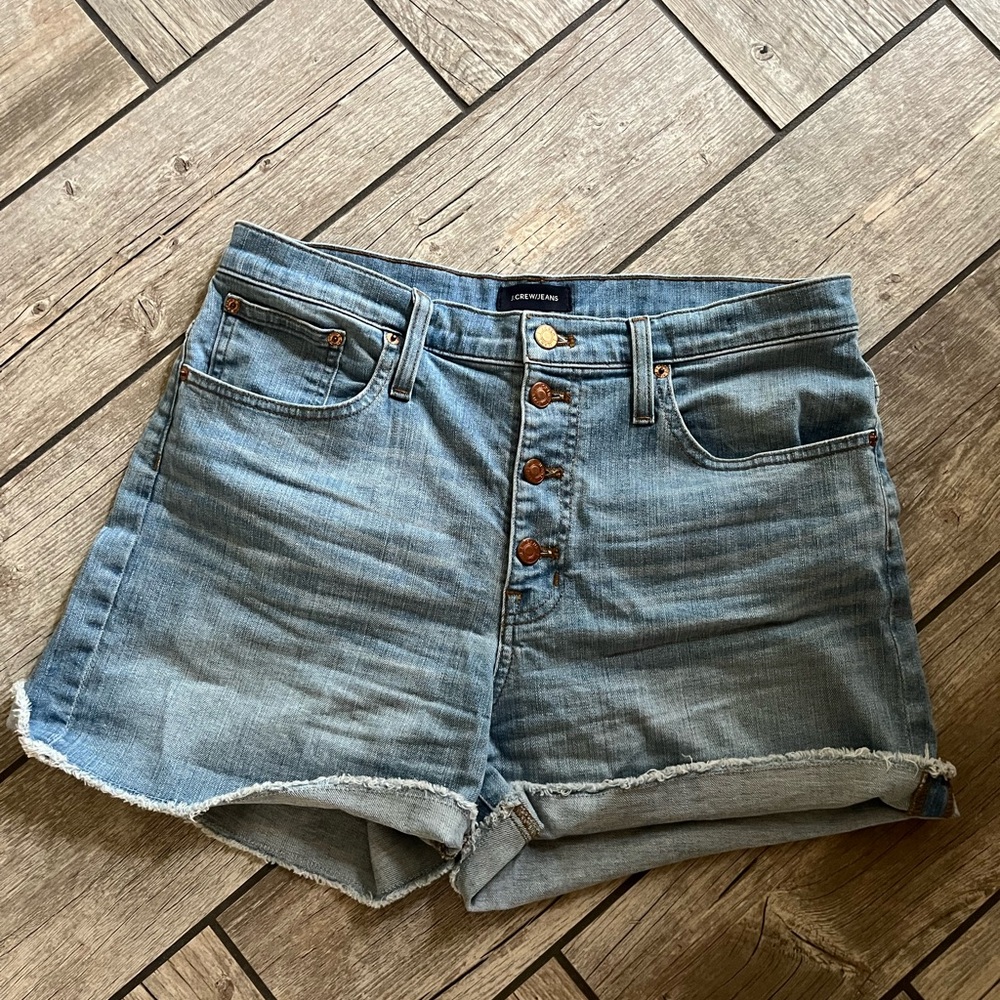 J crew denim shorts